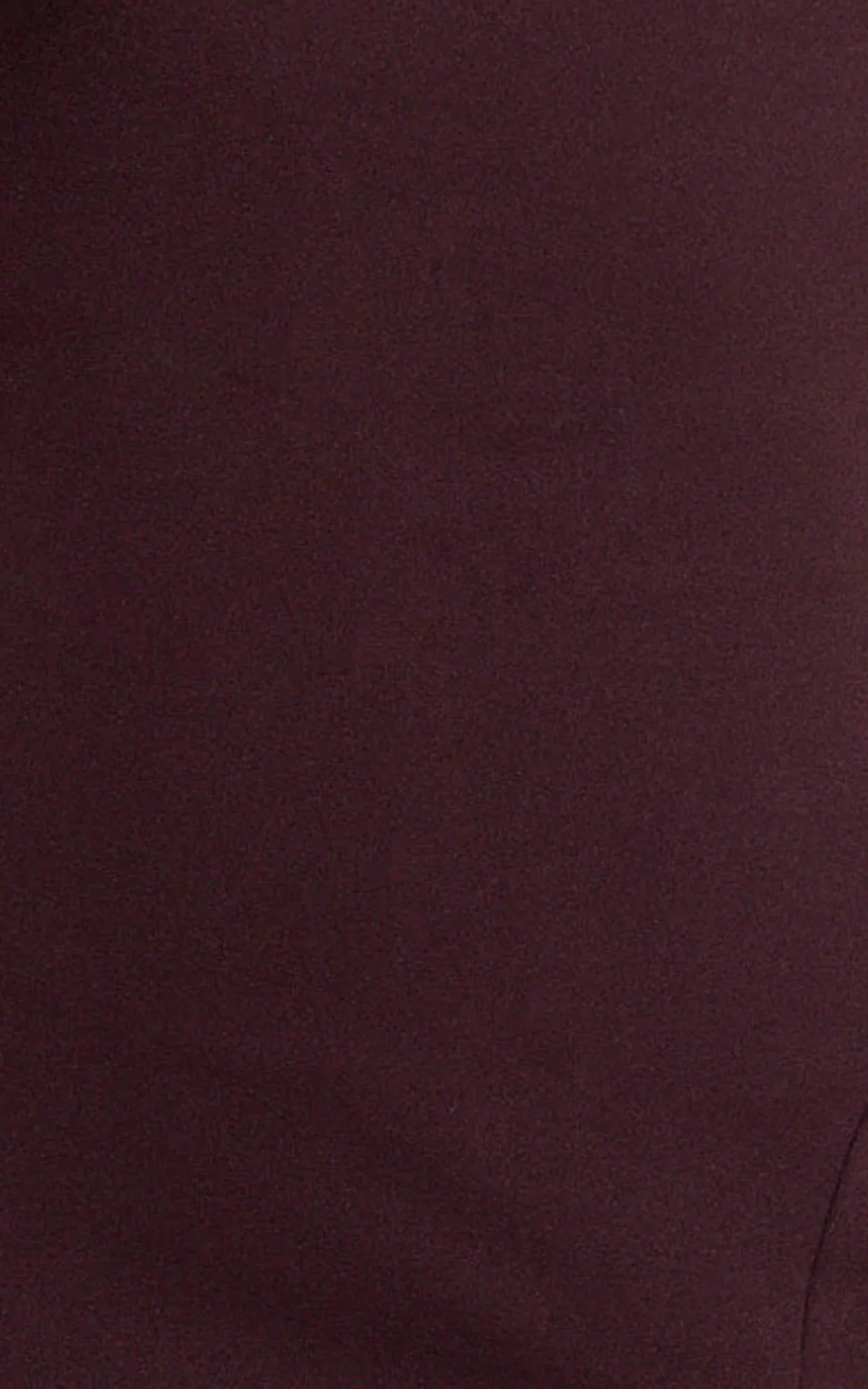 Raya Maxi Dress - Deep V Neck Low Back Bodycon Dress in Wine