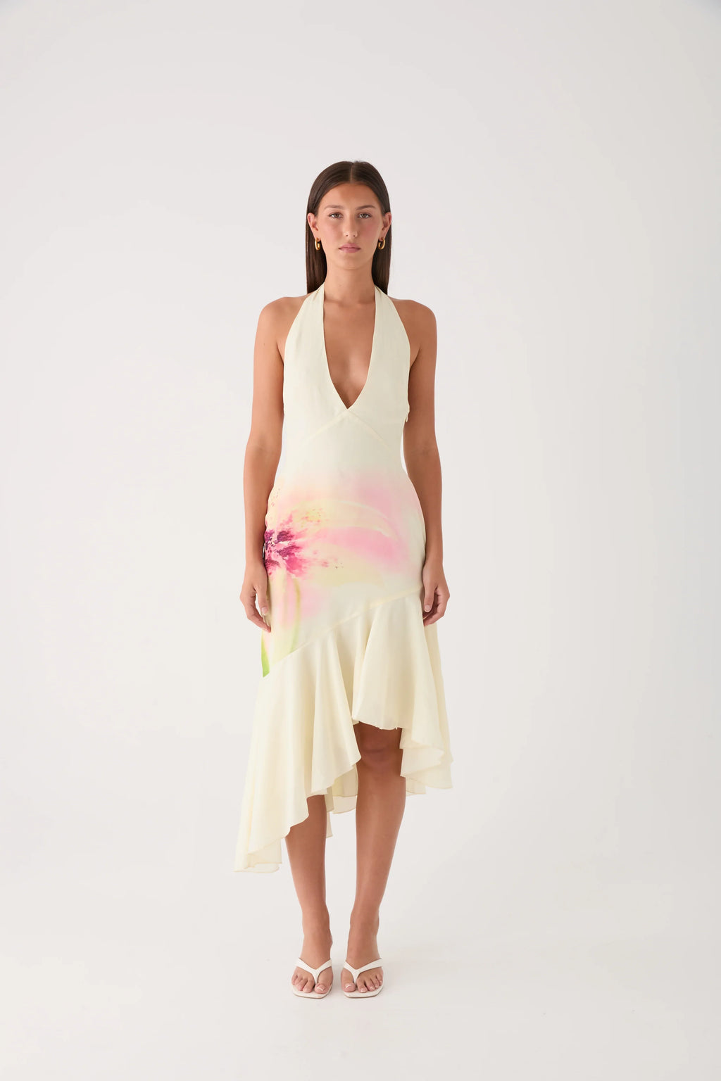 Darline Midi Dress - Soft Lily