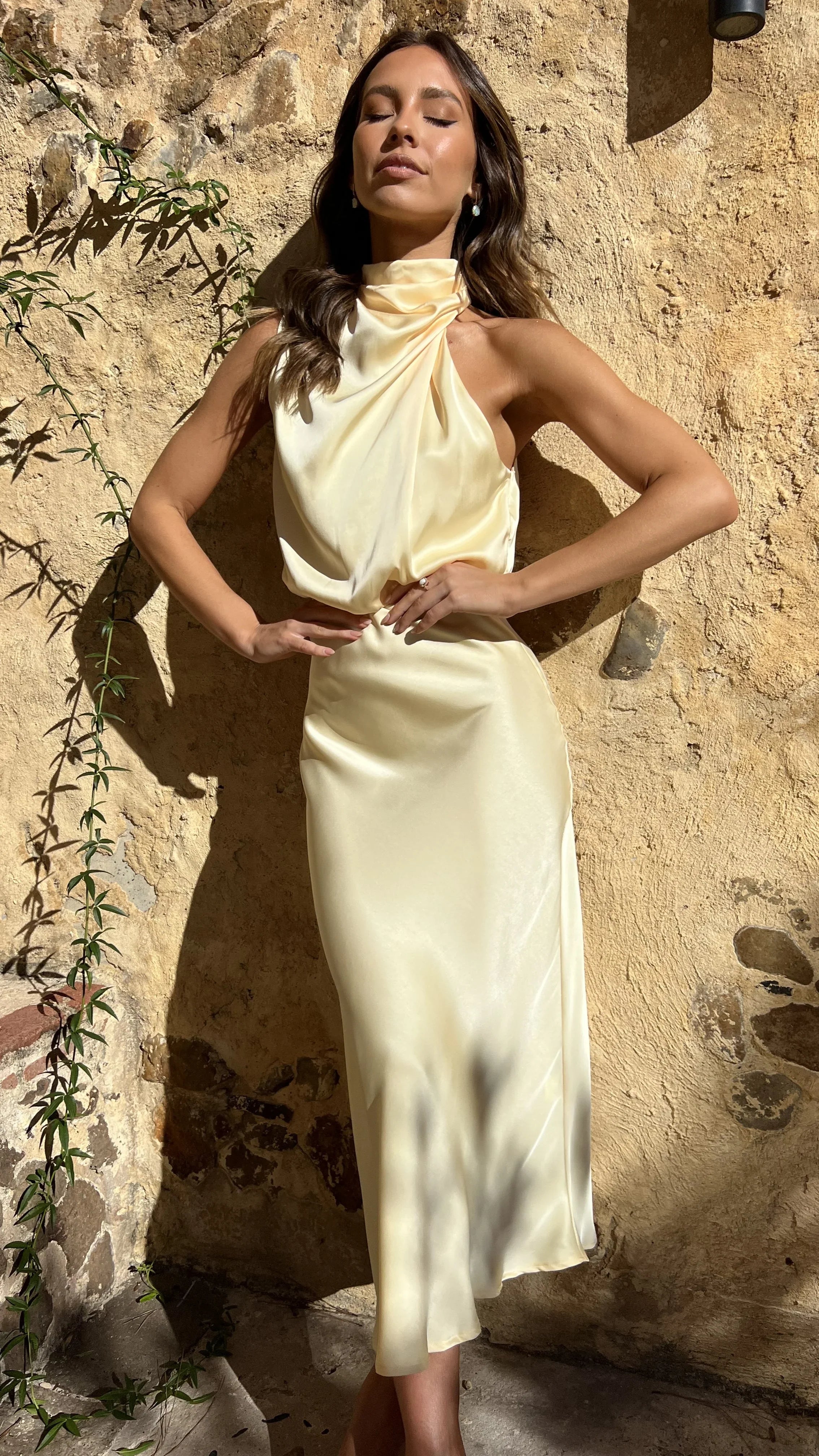 Esther Maxi Dress - Lemon