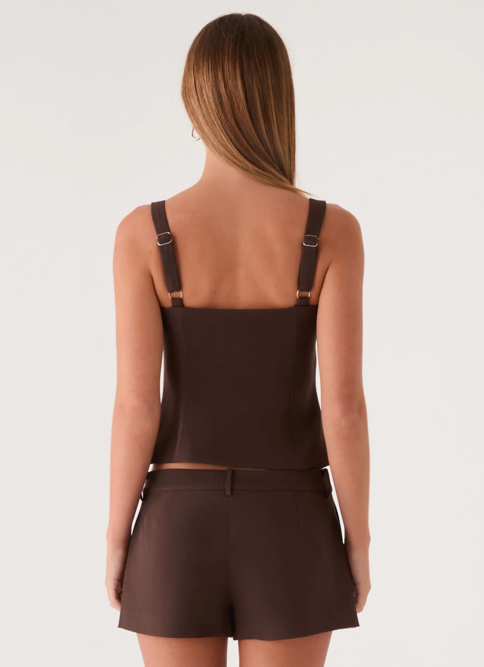 Oslo Mini Shorts - Chocolate