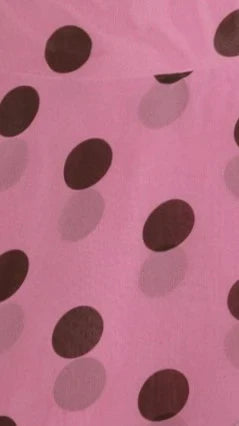 Imali Mini Dress - Pink/Choc Polka