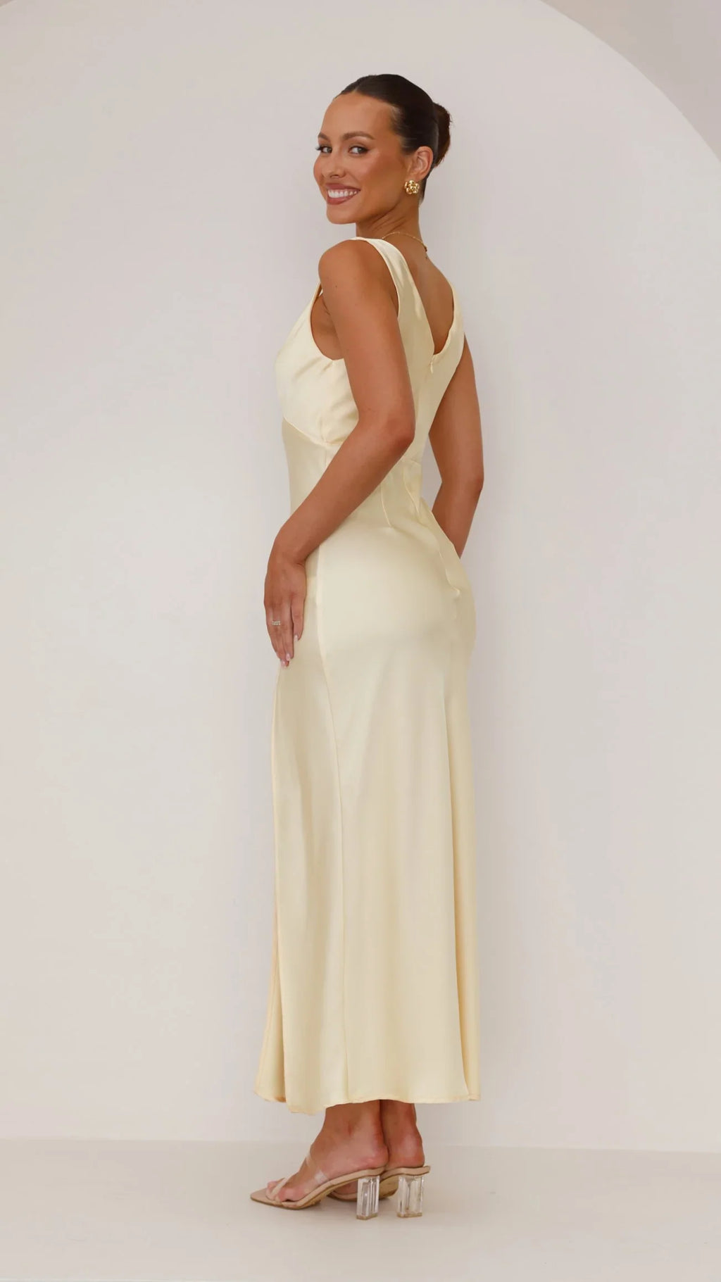 Taylor Maxi Dress - Lemon