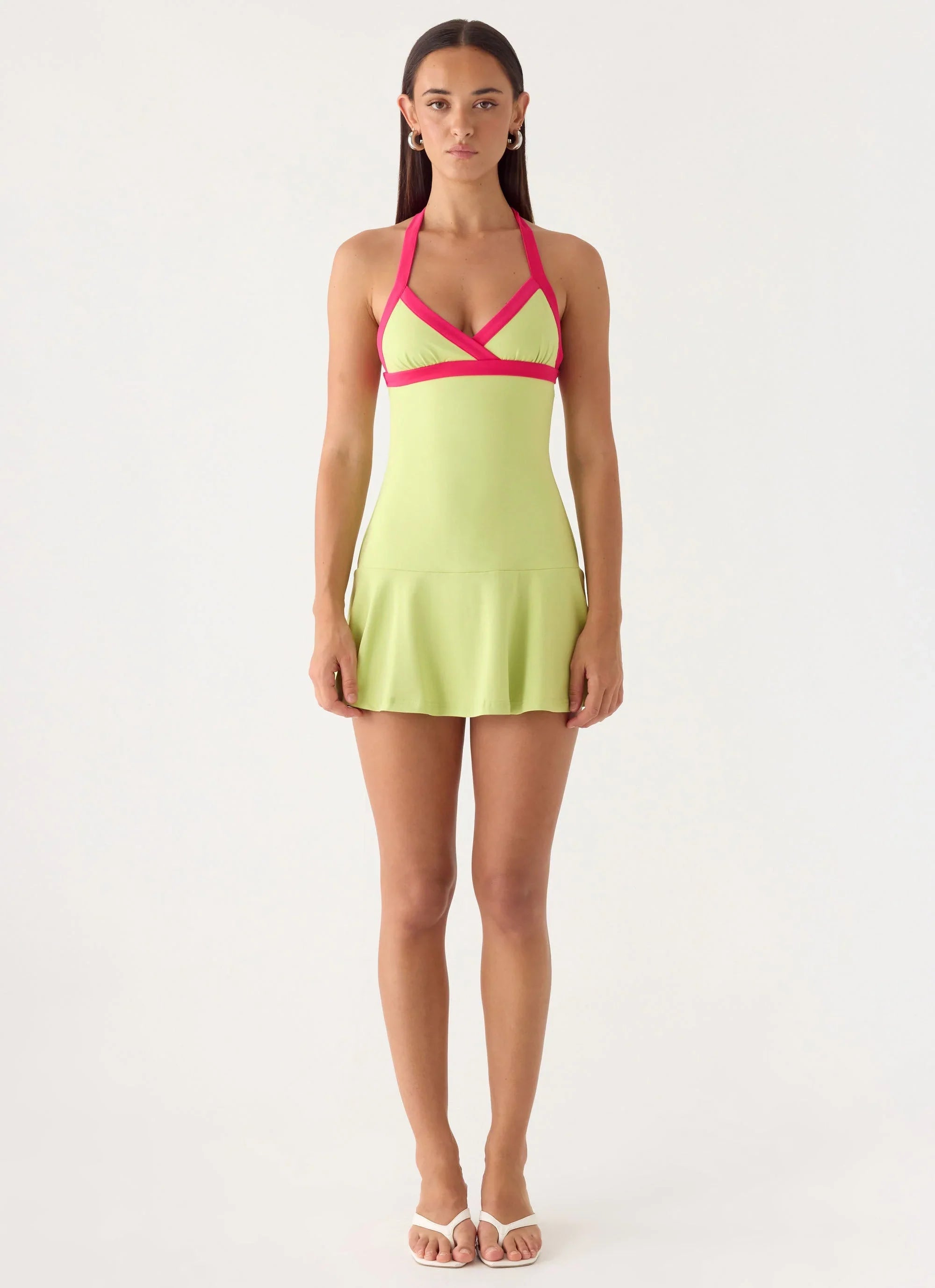 Dumdi Mini Dress - Lime