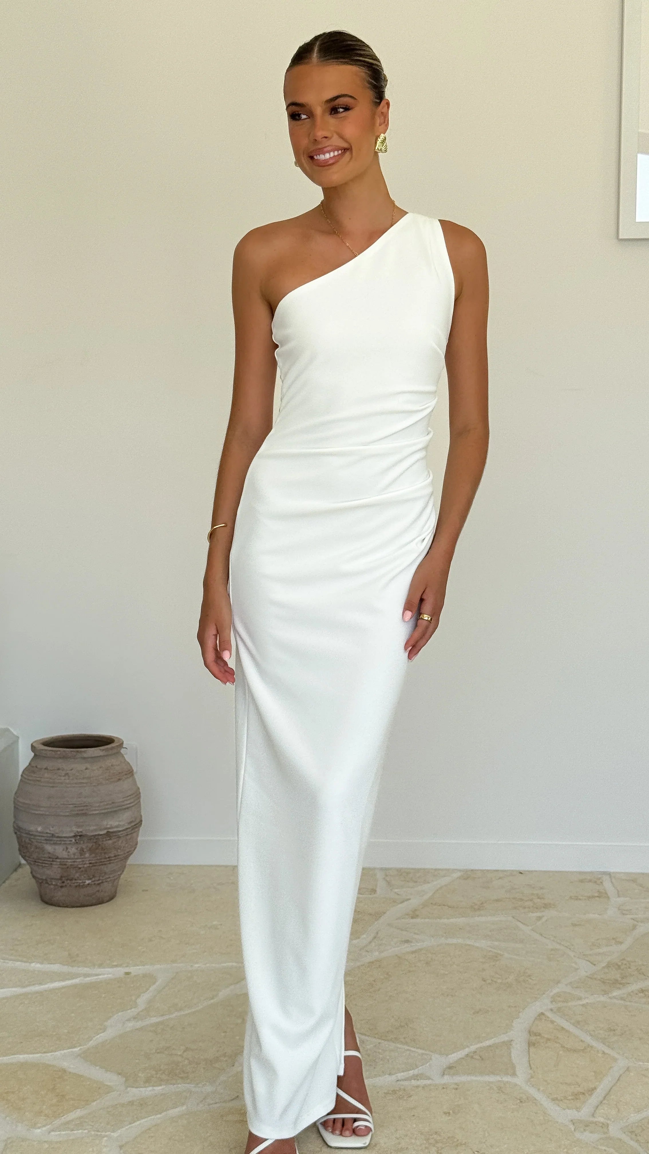 Cataleya Maxi Dress - White