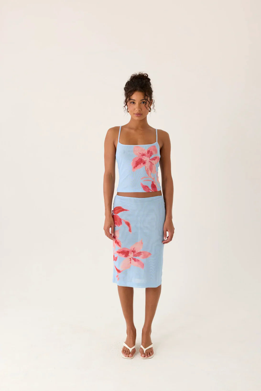 Tamia Cami Top - Blue Petal