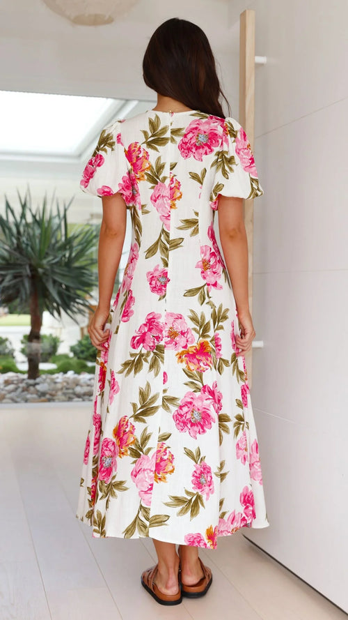 Blaire Midi Dress - Bonita Floral