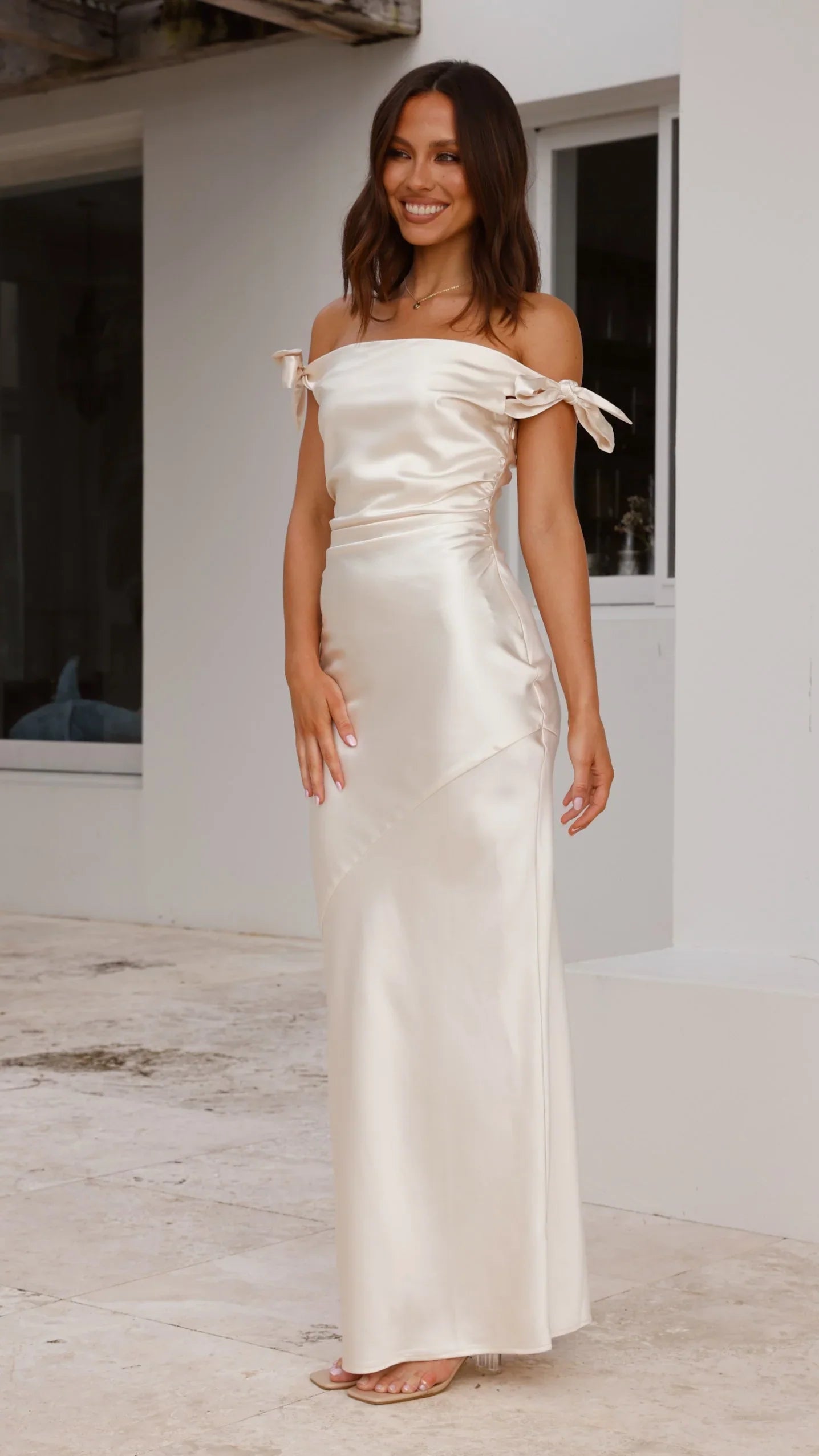 Frida Maxi Dress - Champagne
