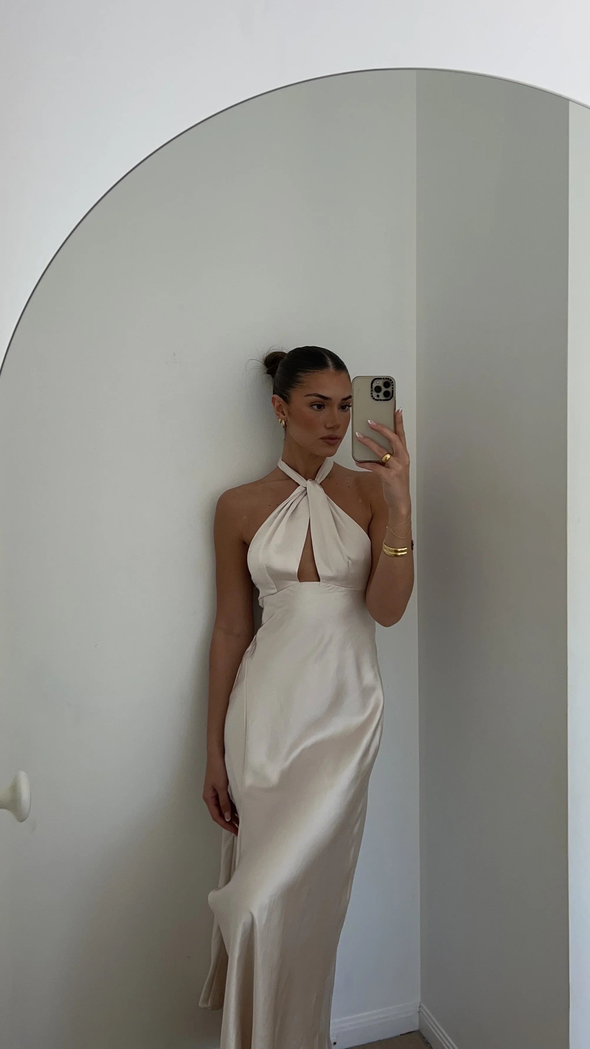 Amalia Maxi Dress - Champagne