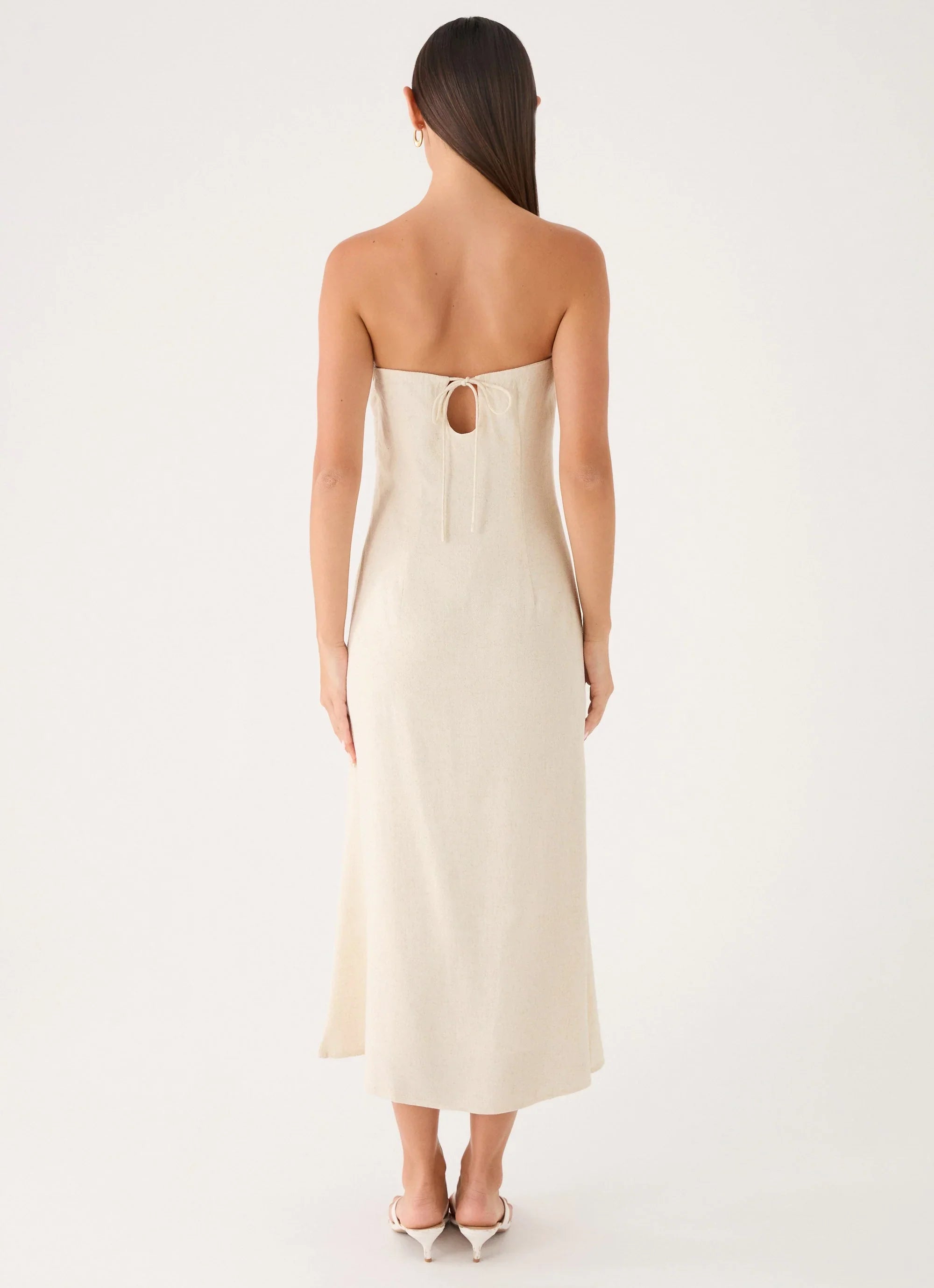 Sun Searching Midi Dress - Oatmeal