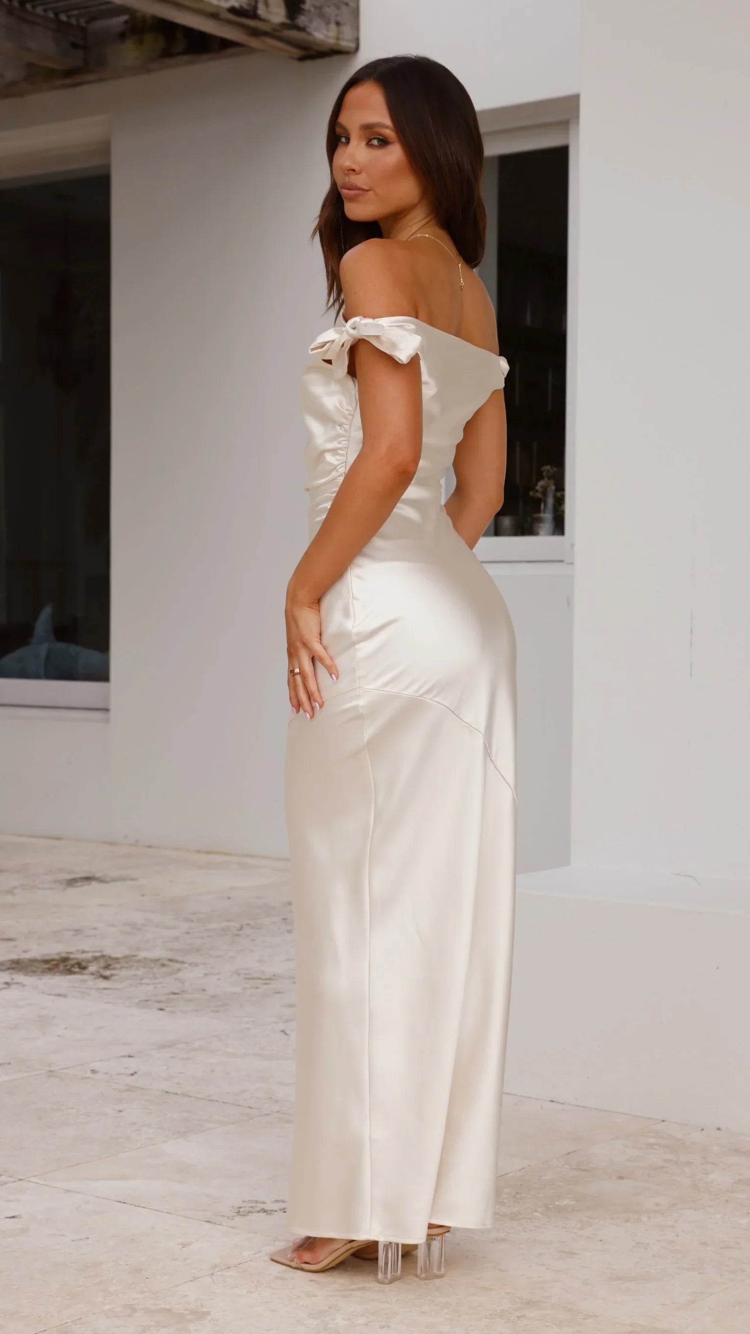 Frida Maxi Dress - Champagne