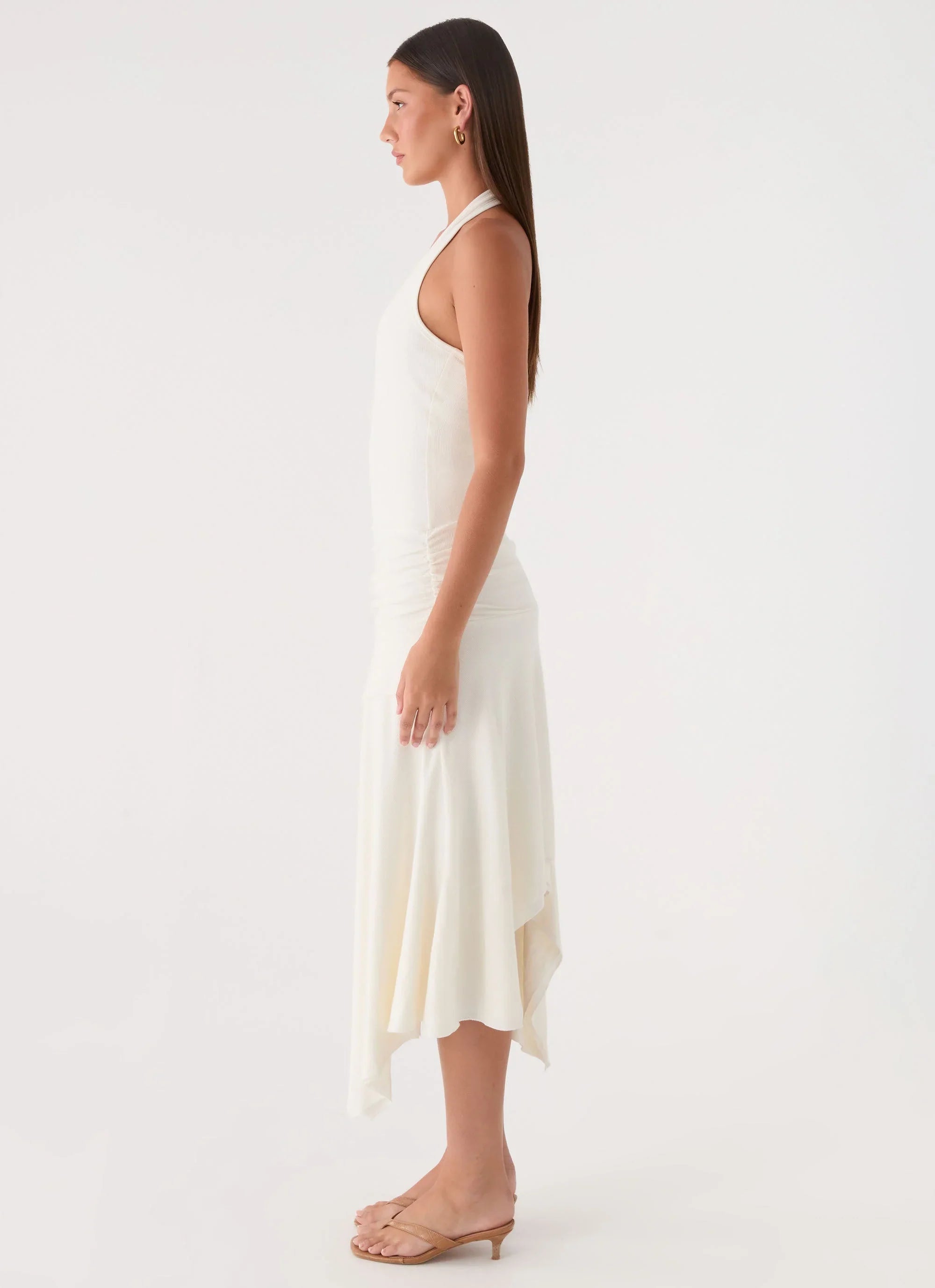 Alise Midi Dress - White