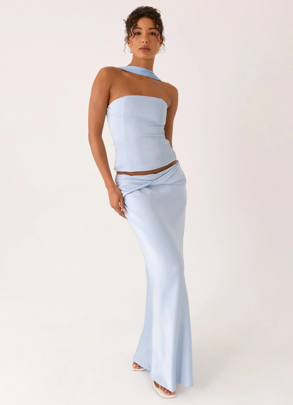 Bridgeta Maxi Skirt - Blue