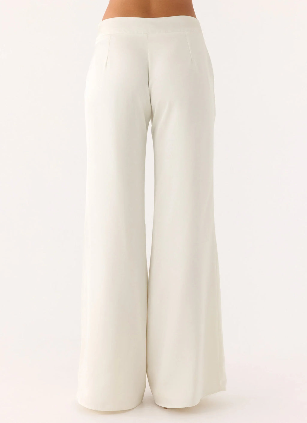 Elmah Low Rise Pants - White