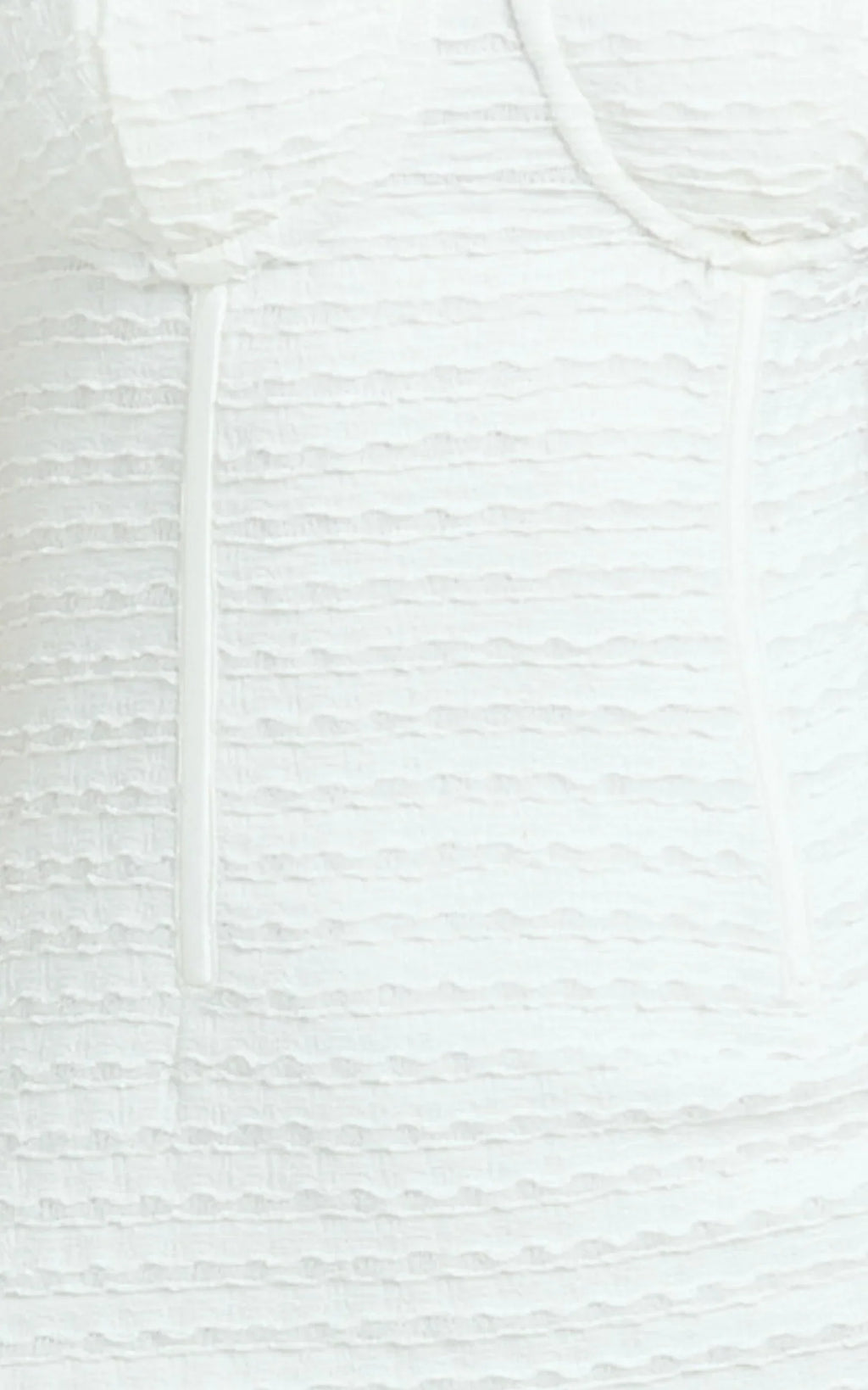 Marcelina Midi Dress - Sweetheart Neck Bodycon Dress in Off White