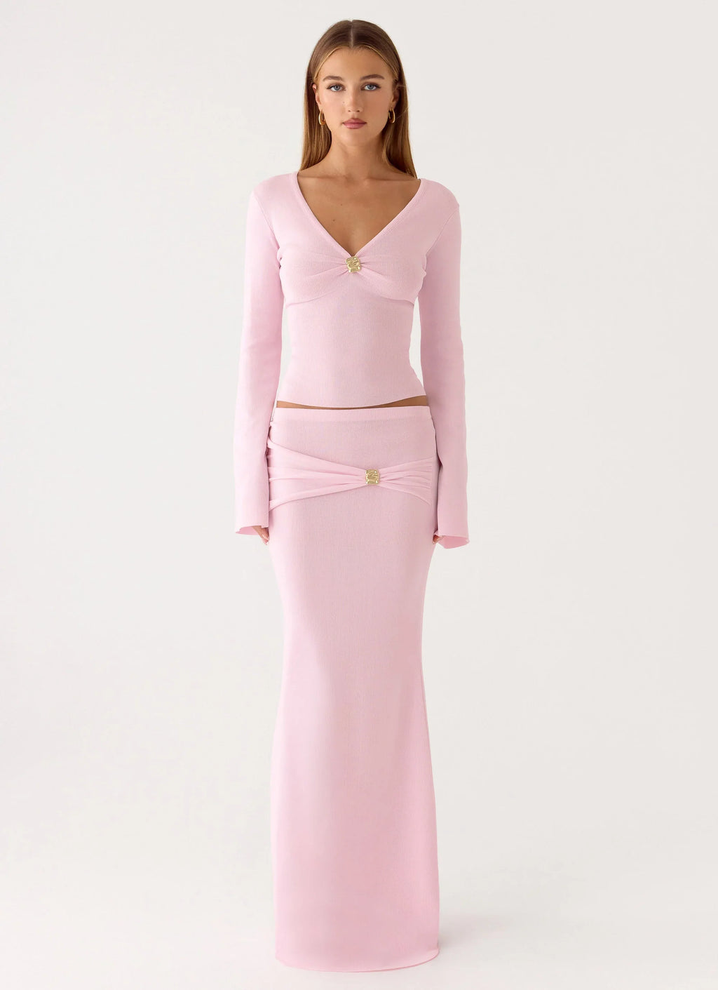 Colipso Maxi Skirt - Pink
