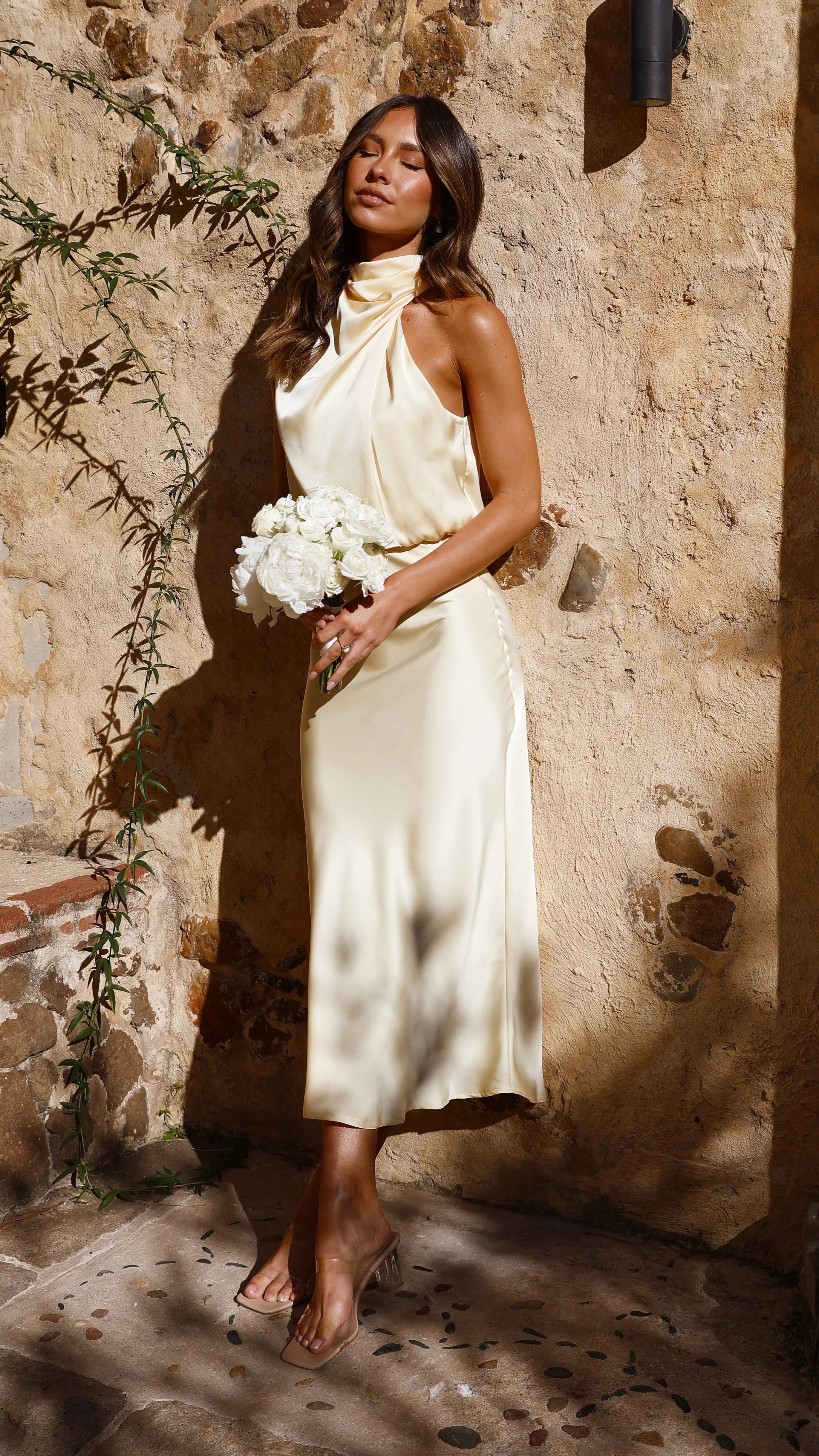 Esther Maxi Dress - Lemon