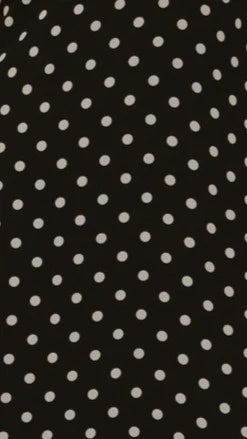 Oriella Maxi Dress - Black Polka