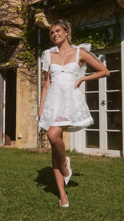 Karis Mini Dress - White