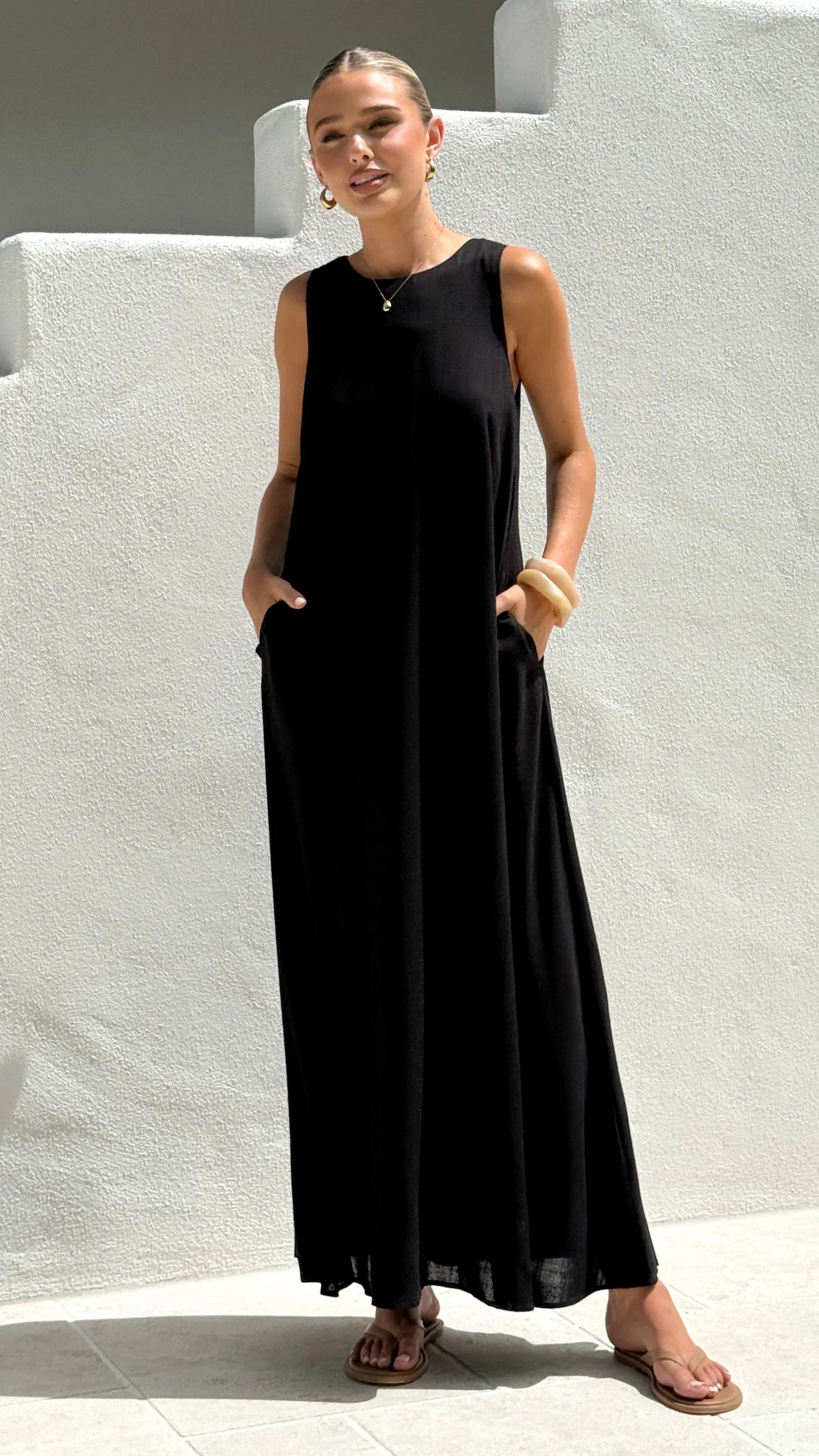 Mylah Maxi Dress - Black