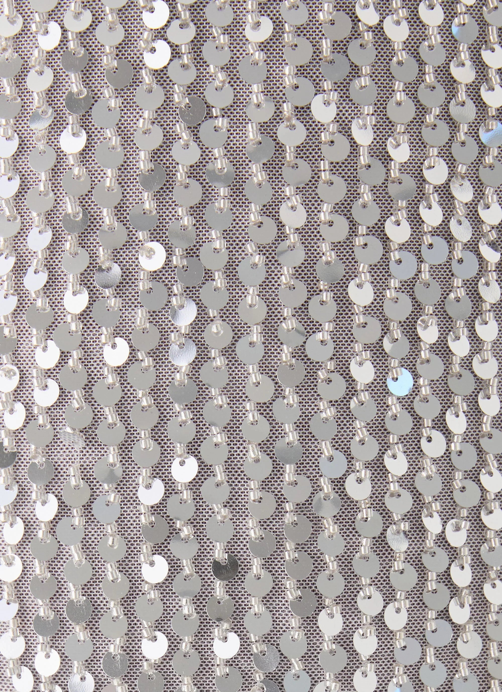 Alula Sequin Mini Dress - Silver