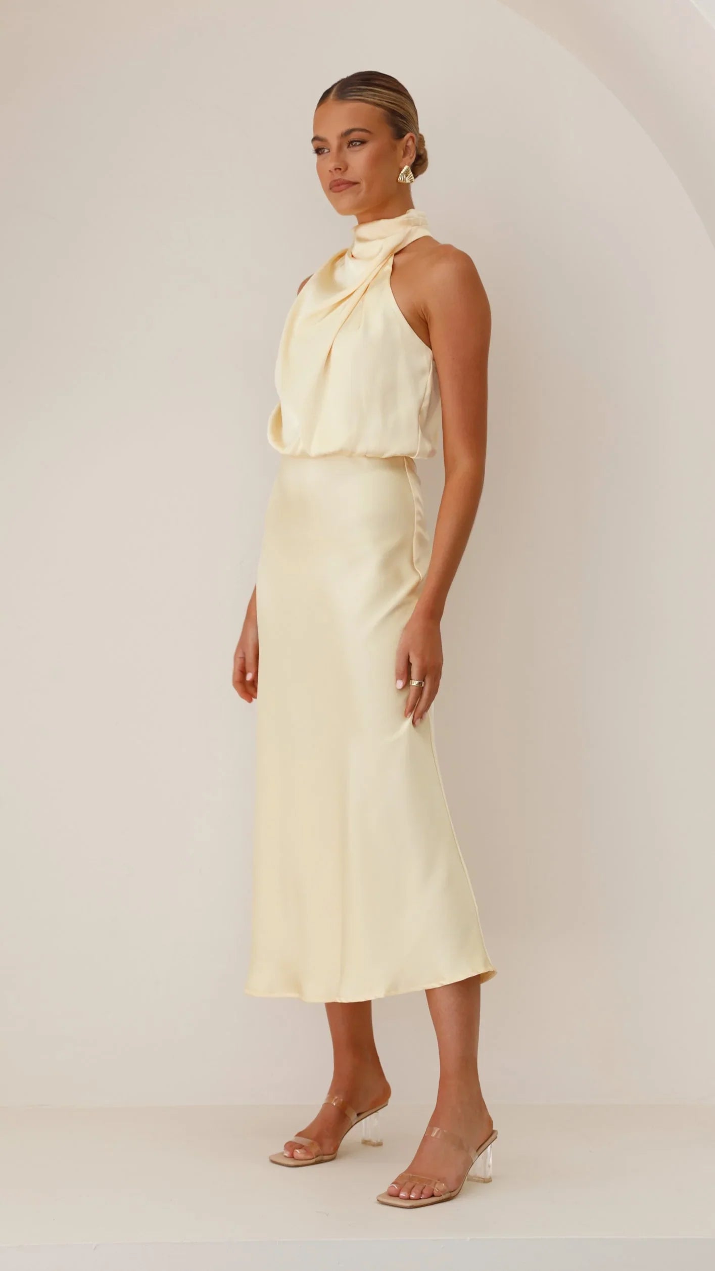 Esther Maxi Dress - Lemon